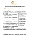 WIEGO Policy Dialogue Guide - français