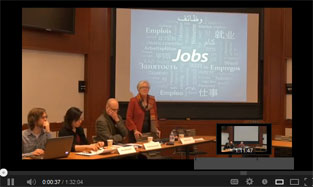 Watch video of panel discussion on World Development Report on Jobs, and informal workers