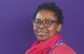 Lorraine Sibanda, president of the Zimbabwe Chamber of Informal Economy Associations and StreetNet International