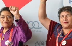 Domestic workers at the International Labour Conference in Geneva