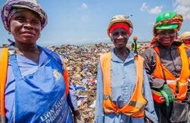 informal waste pickers in Accra