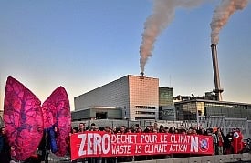 Waste pickers at zero waste action event 2015