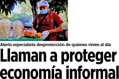 Llaman a proteger economía informal