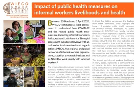 Impact on informal workers rapid assessment COVID-19