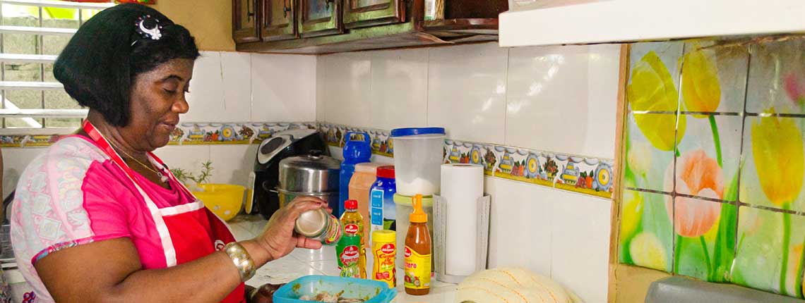 Domestic worker in Brisa del Este, Santo Domingo