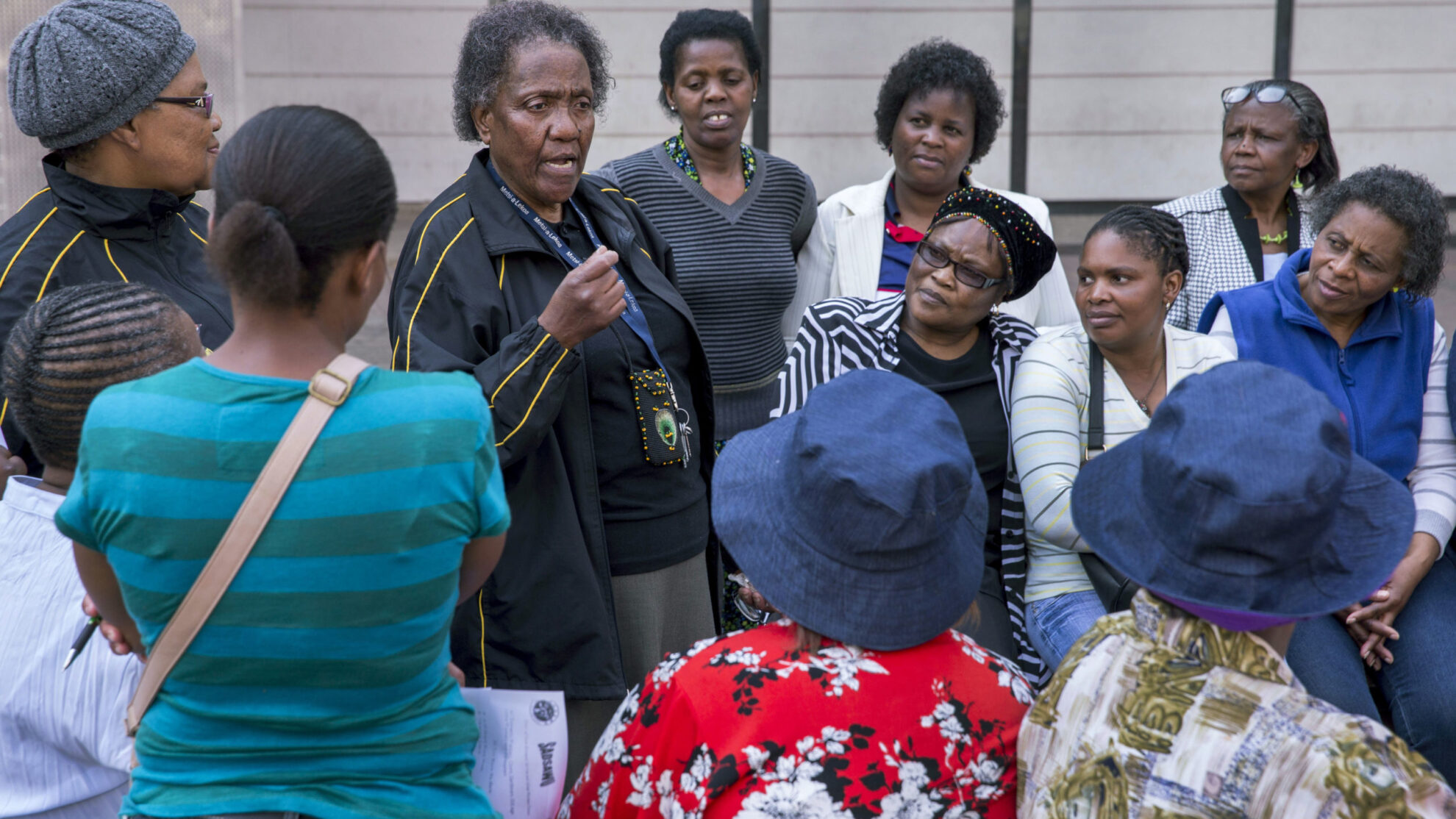 Members of the South African Domestic Service and Allied Workers Union (SADSAWU)